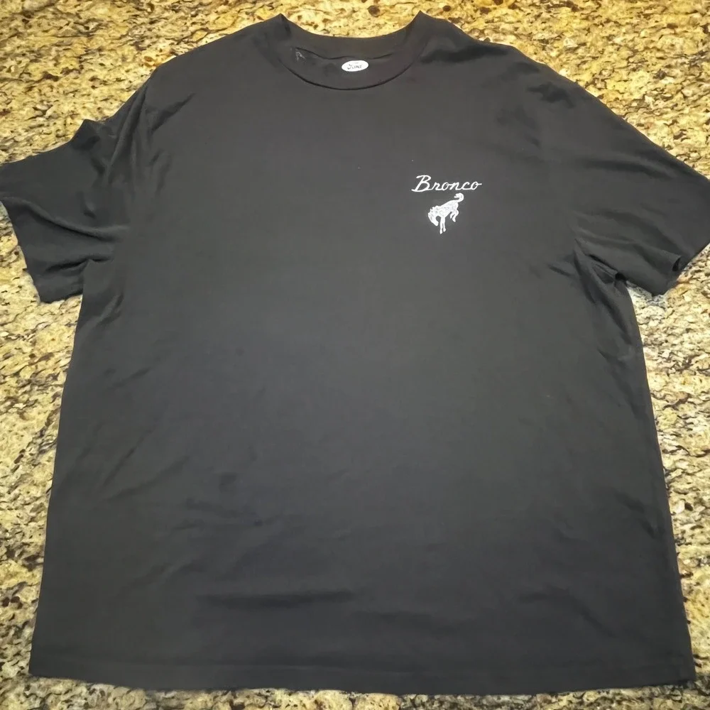 Ford Bronco Mens XL‎ T-Shirt Black Hybrid Apparel Graphic Official Licensed Tee